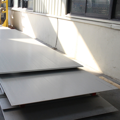2b terminam JIS 0.01mm laminaram a placa de aço inoxidável com borda cortada