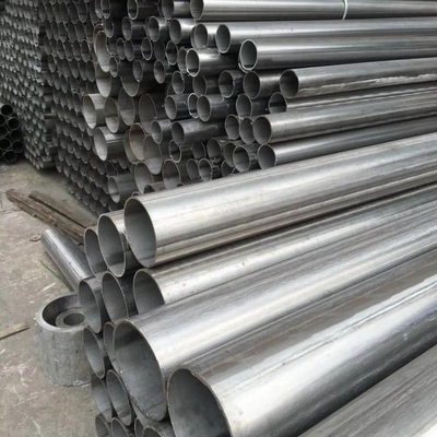 O círculo termina o comprimento fluido de aço inoxidável dos tubos 12Meters espessura de parede de 1mm - de 100mm