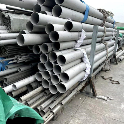 os tubos de aço inoxidável da inversão térmica de 100mm conduzem para substâncias do ácido e do alcaloide