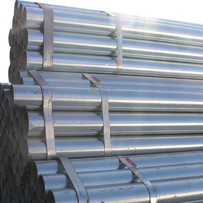 Tubo de aço galvanizado anticorrosivo Construção de estrutura de tubo redondo sem costura