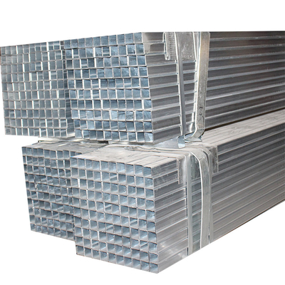 ASTM A36 Tubos de aço pré-galvanizados, retangulares e soltos, de ferro MS