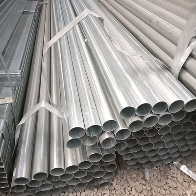 Escavadeira de aço galvanizado tubo redondo Gi galvanizado a quente para construção