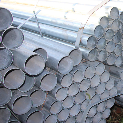 Tubo de aço galvanizado soldado para combate a incêndios sem costura ERW Sch 40 80 Tubos de carbono 6M