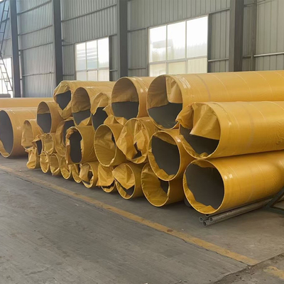 Tubos sem costura de aço inoxidável DN300, grau 304 e 316, com boa resistência e resistência à pressão