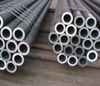 Tubulação sem emenda preta redonda do carbono A53 de 5.8m a de 12m