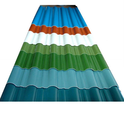 Az70 G550 galvanizou as chapas de aço telha a espessura do material 0.16-1.6mm