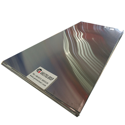 A placa de aço inoxidável laminada a alta temperatura super do espelho 4x8 com filme do Pvc protegeu