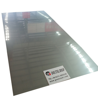 A placa de aço inoxidável laminada a alta temperatura super do espelho 4x8 com filme do Pvc protegeu
