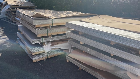 A construção ASME laminou a placa de aço inoxidável 2000mm x 1500mm
