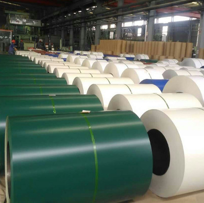 A cor de Dx52d Prepainted galvanizou o material de folha do telhado de Ppgi da bobina/painéis de aço
