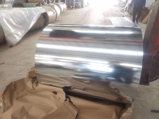O mergulho quente Sgcc galvanizou as bobinas de aço Z275 para folha ondulada do ferro do telhado do metal