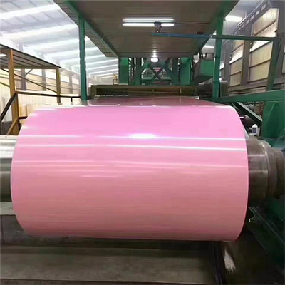 A cor revestiu o calibre de aço de aço 8 Ton Coil Weight da bobina 26 de Ppgi do ferro