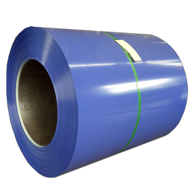 A cor revestiu o calibre de aço de aço 8 Ton Coil Weight da bobina 26 de Ppgi do ferro